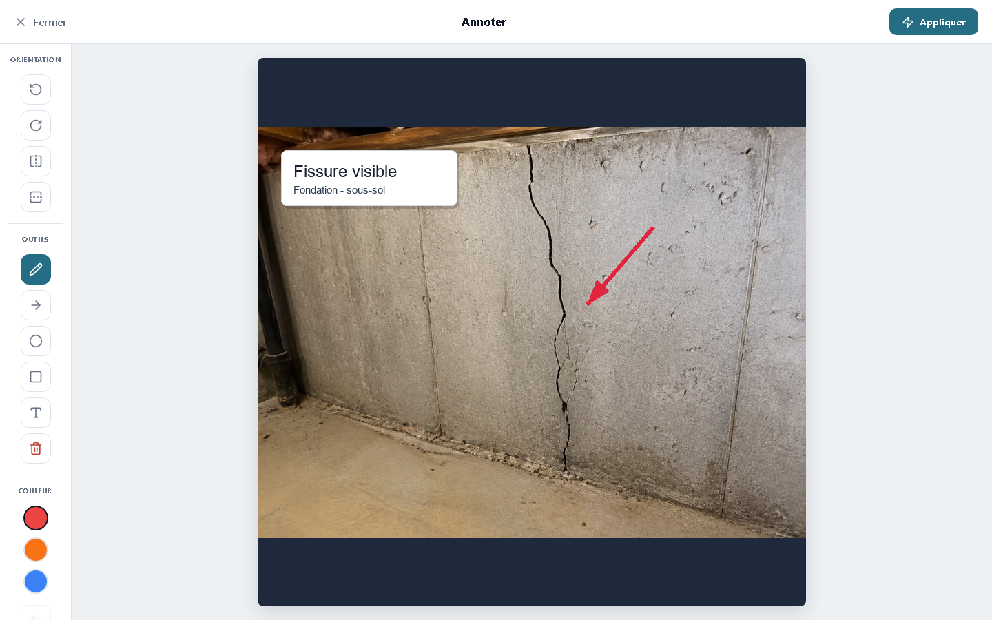 Studio Photo — annotation des preuves sur le terrain